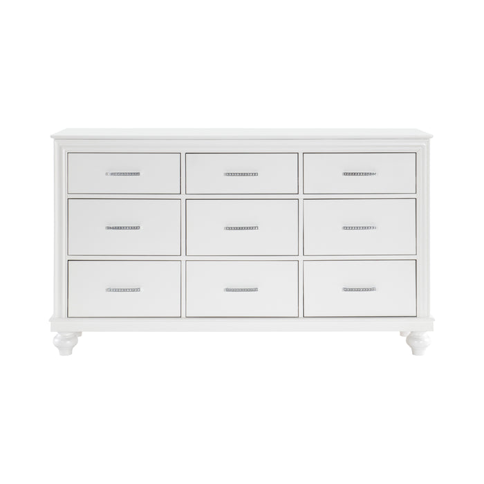 Aria Dresser in White - 1436W-5
