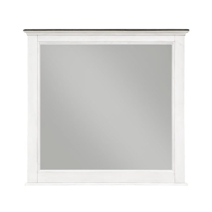 Chesterton Mirror in Brown/White - 1463-6