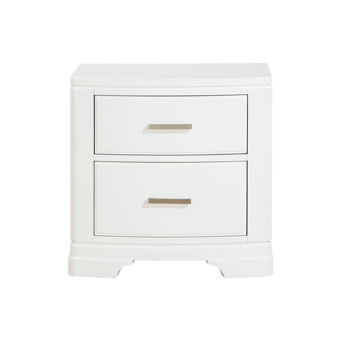 Hudson Nightstand in White - 1520WH-4