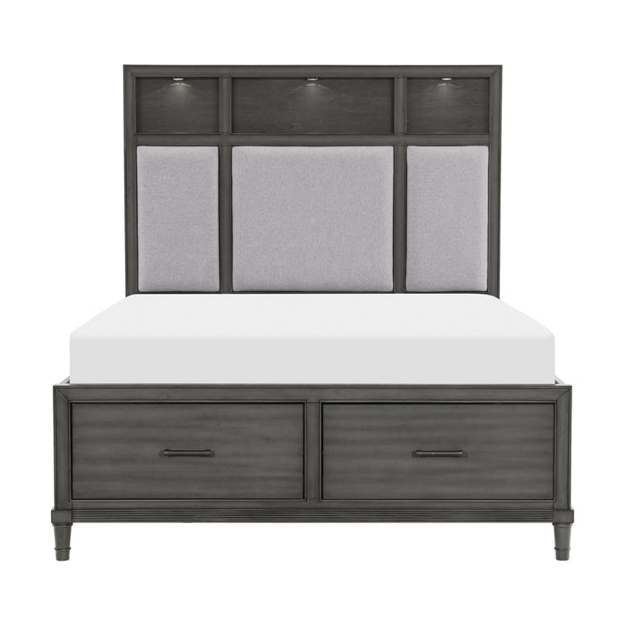 Wittenberry Eastern King Platform Bed in Gray - 1573K-1EK