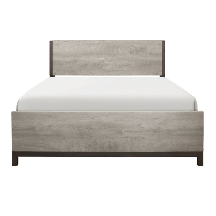 Zephyr Eastern King Bed in Gray - 1577K-1EK