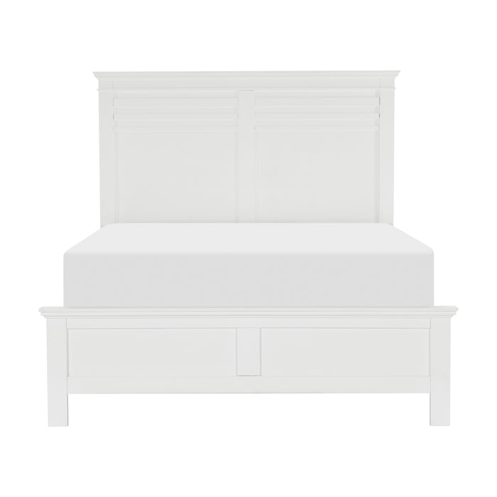 Blaire Farm Eastern King Bed in White - 1675WK-1EK