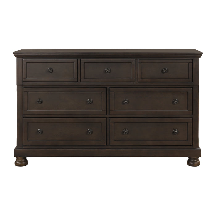 Begonia Dresser with Hidden Drawer in Brown/Gray - 1718GY-5