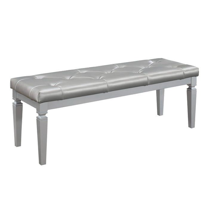 Allura Bed Bench in Gold/Silver/Champagne/Transparent - 1916-FBH