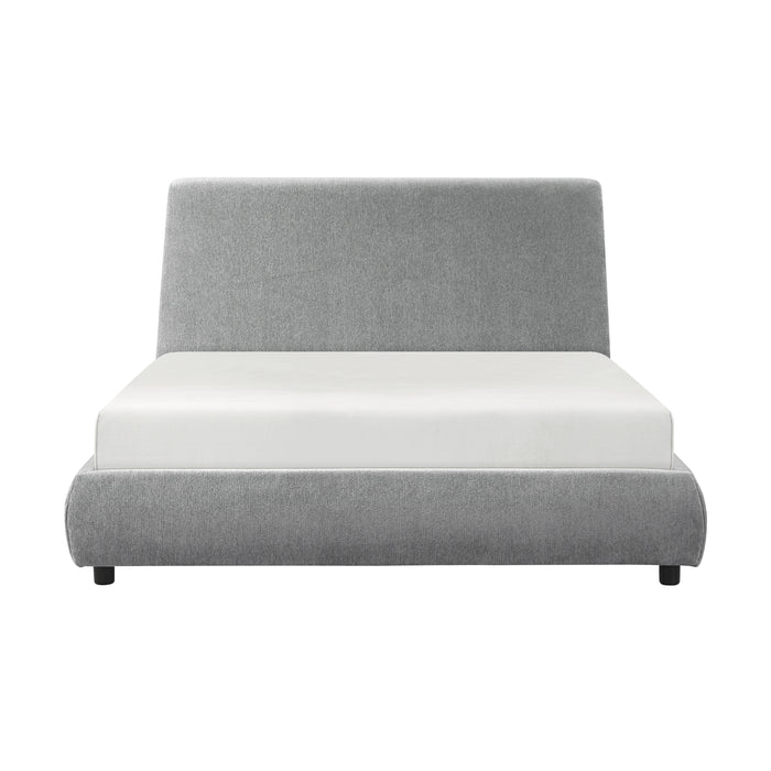 Alford Full Platform Bed in Gray - 1931F-1