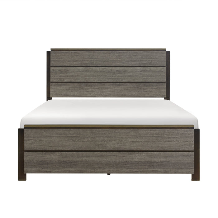 Vestavia Full Bed in Brown/Gray - 1936F-1