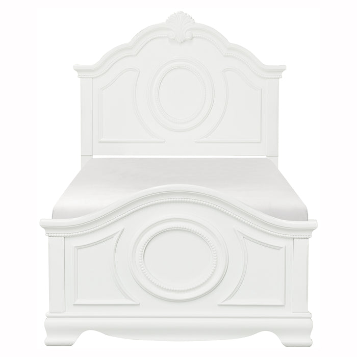 Lucida Full Bed in White - 2039FW-1