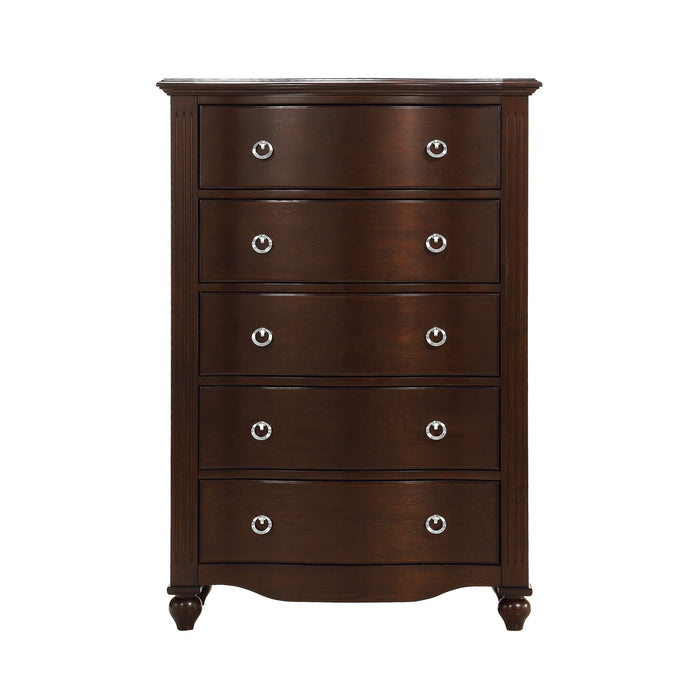 Meghan Chest in Cherry/Espresso - 2058C-9