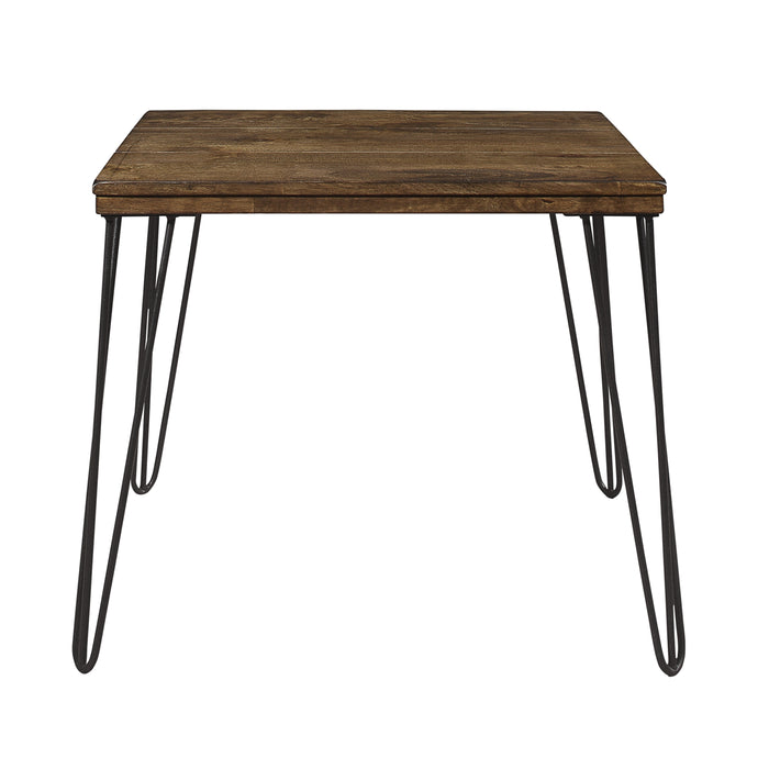 Kellson End Table in Brown/Black/Oak - 3660M-04
