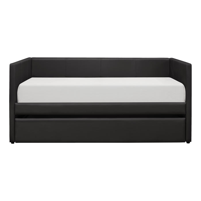 Adra Daybed with Trundle in Black - 4949BK*