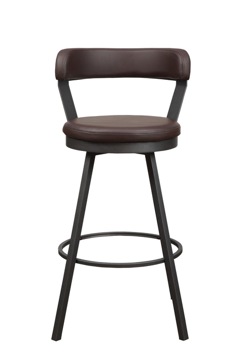 Appert Swivel Pub Height Chair, Brown in Gray/Brown - 5566-29BR