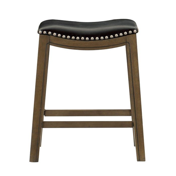 Ordway 24 Counter Height Stool, Black in Black/Brown - 5682BLK-24