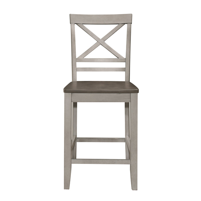 Brightleaf Counter Height Chair in Brown/Gray - 5803RF-24