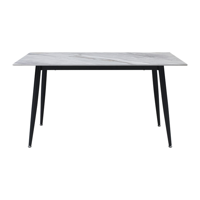 Salerno Dining Table in Black/Gray/White - 5909-59*