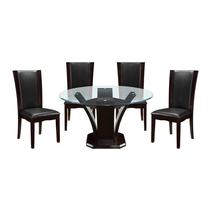 Daisy 5pc Set (TB+4S) in Espresso/Transparent/Brown - 710-54*5S
