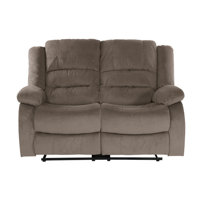 Jarita Double Reclining Loveseat in Brown - 8329CH-2