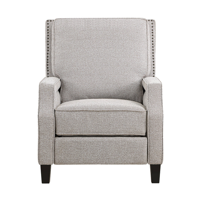 Berenson Push Back Reclining Chair in Beige - 8504CCN-1