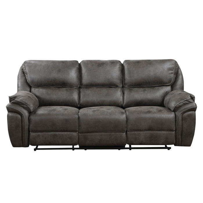 Proctor Double Reclining Sofa in Gray - 8517GRY-3