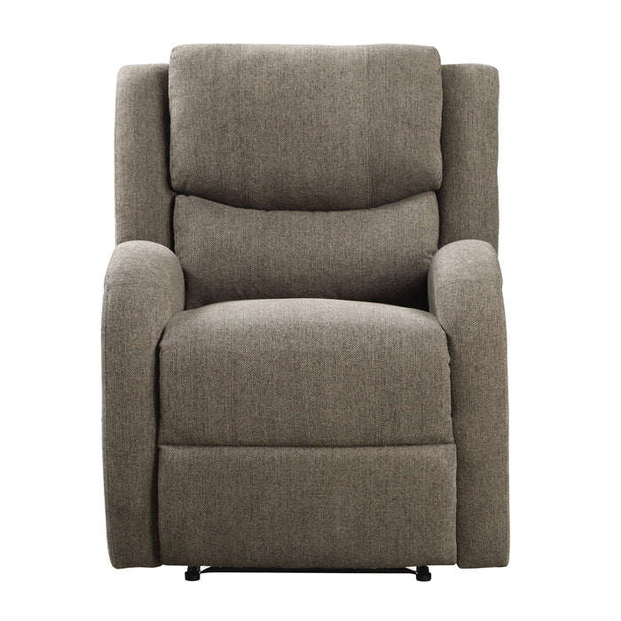 Foxcroft Power Reclining Chair in Brown - 9316BR-1PW