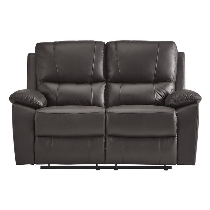 Dawson Double Reclining Loveseat in Brown - 9368BRW-2