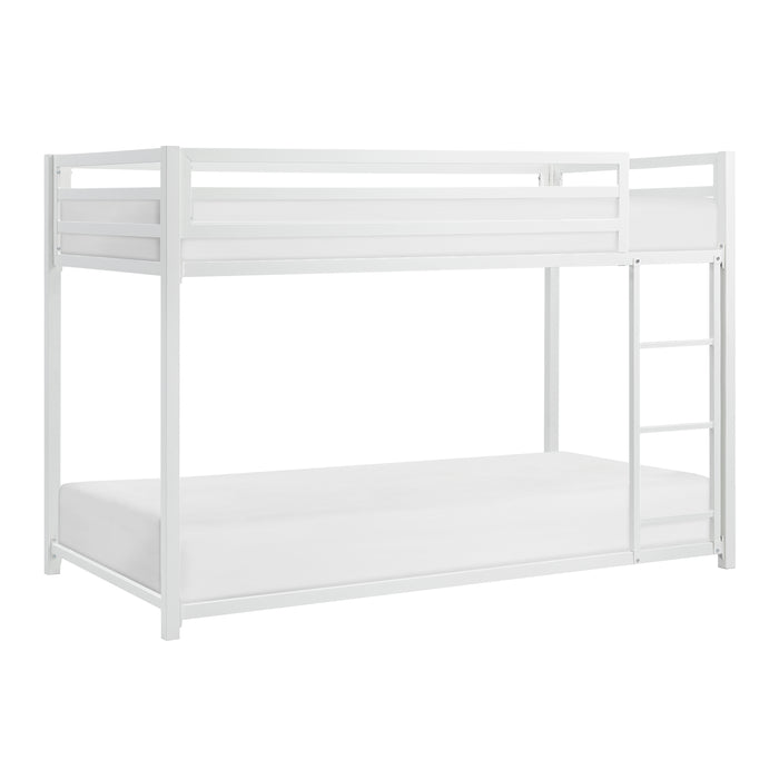 Jovie Twin/Twin Bunk Bed in White - B2010WH-1