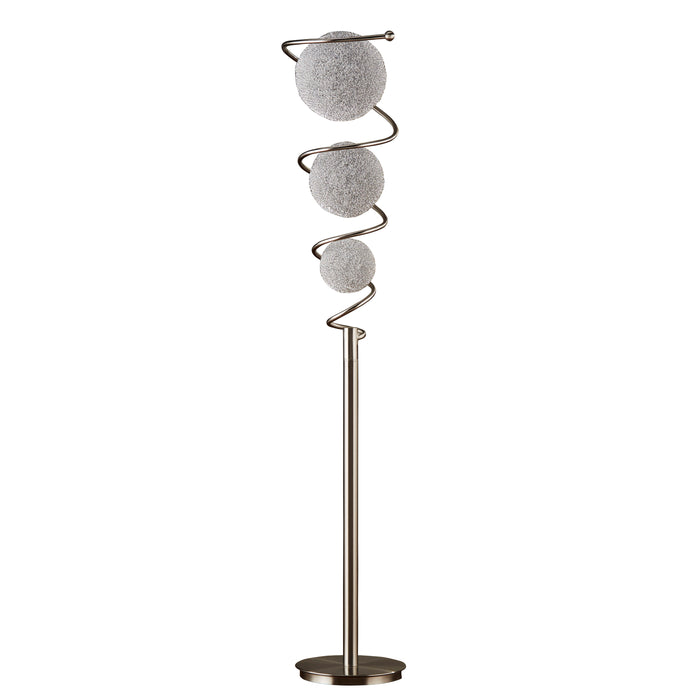 Diya Floor Lamp in Transparent/Gold/Silver/Champagne - H11297