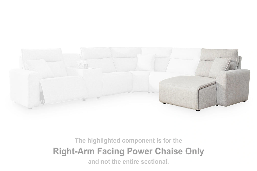Modmax II Power Reclining Sectional with Chaise and Audio Console