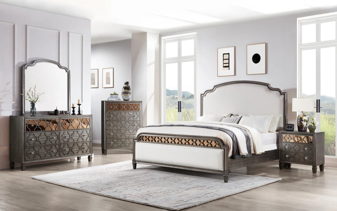 Queen Bed Frame - Dresser - Mirror - Chest - Nightstand