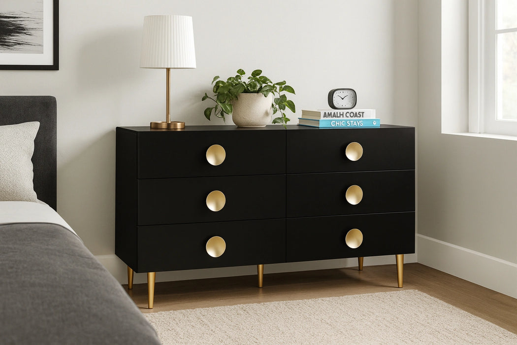 Zayne Black Dresser