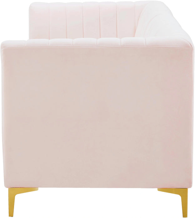 Alina Pink Velvet Modular Sectional