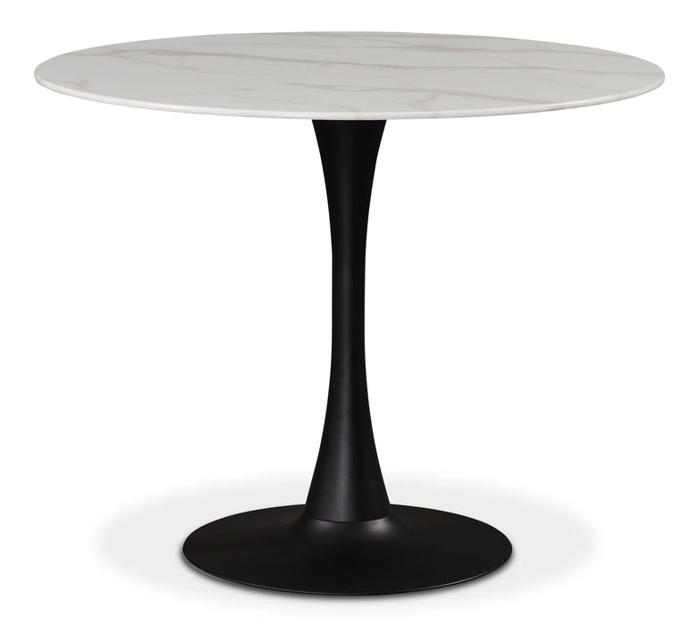 Tulip Matte Black Dining Table (3 Boxes)