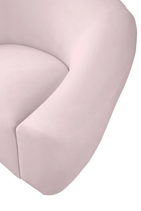 Riley Pink Velvet Sofa
