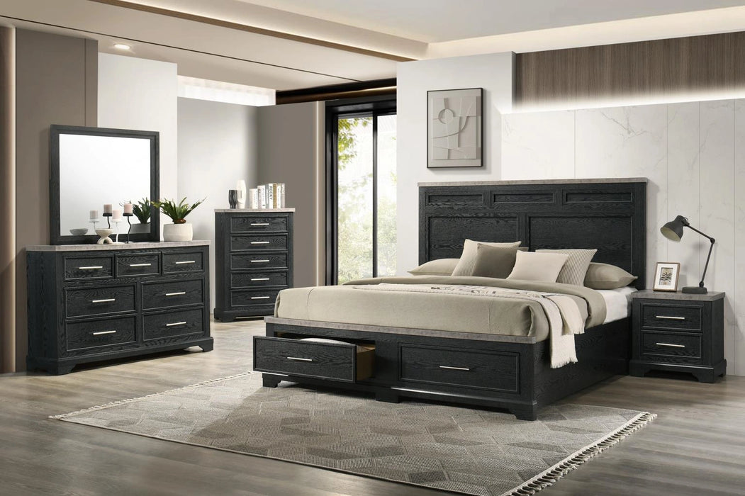 Black King Bed