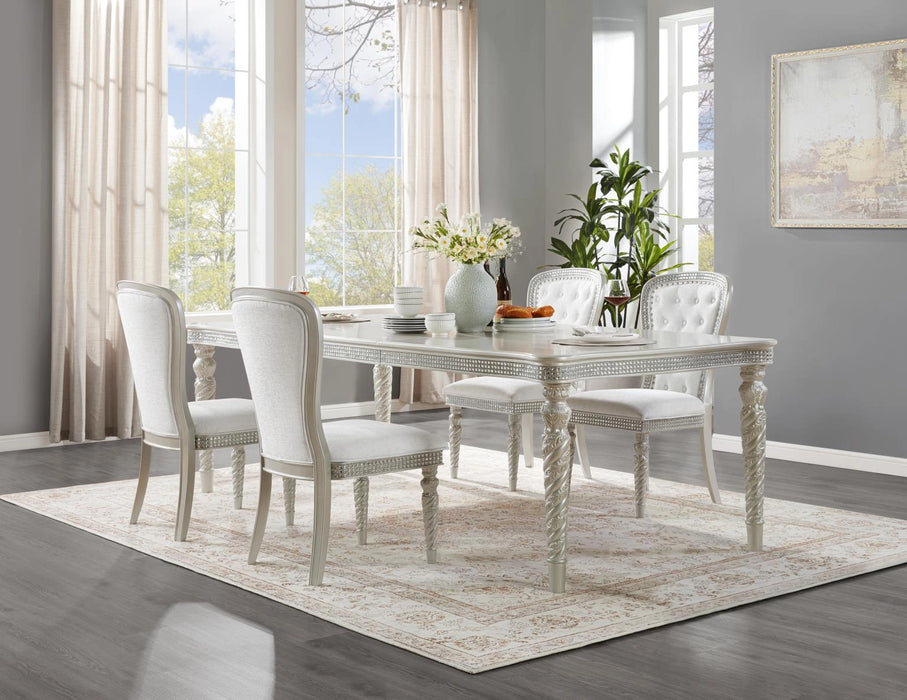 Silver Arm Chair
