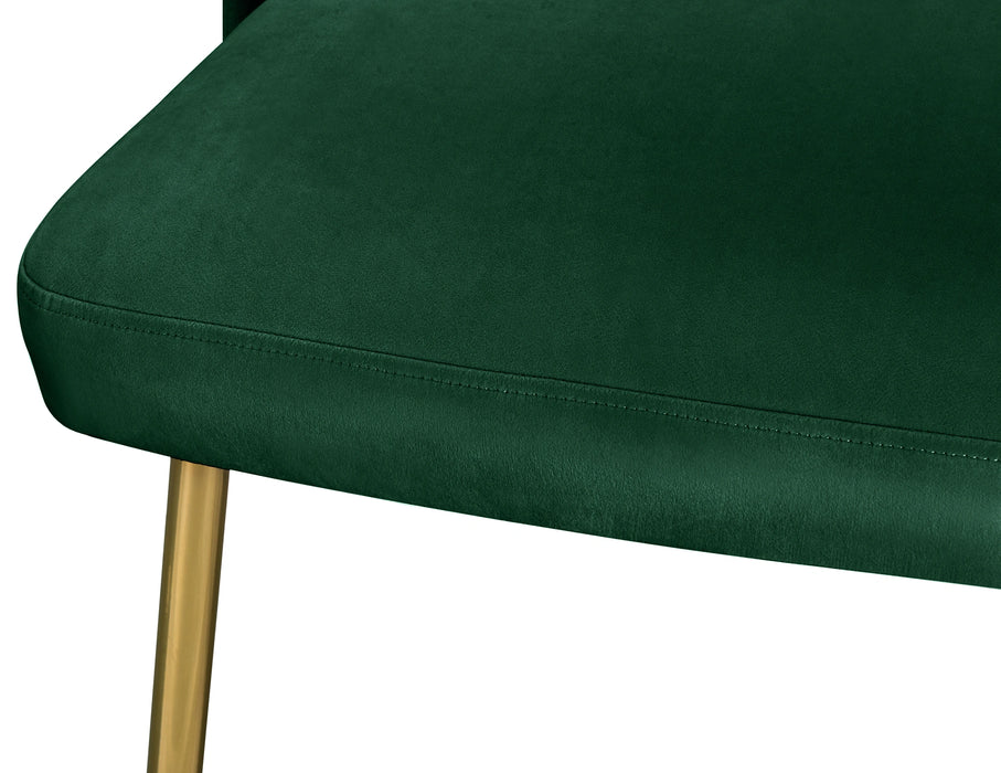 Logan Green Velvet Dining Chair