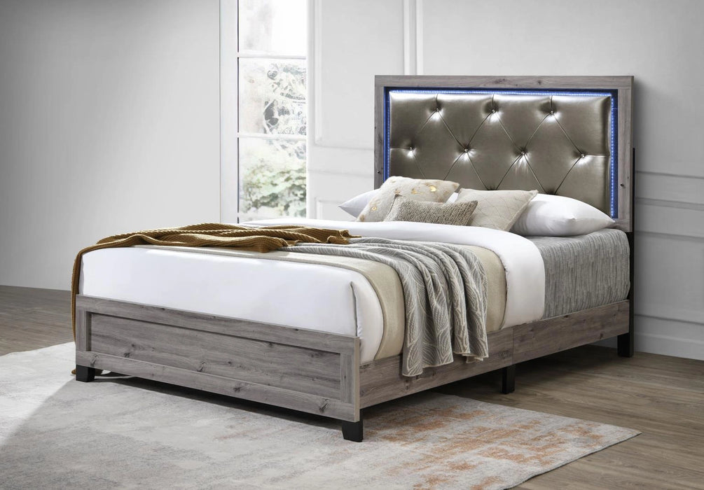 Queen Bed Frame - Dresser - Mirror - Chest - Nightstand