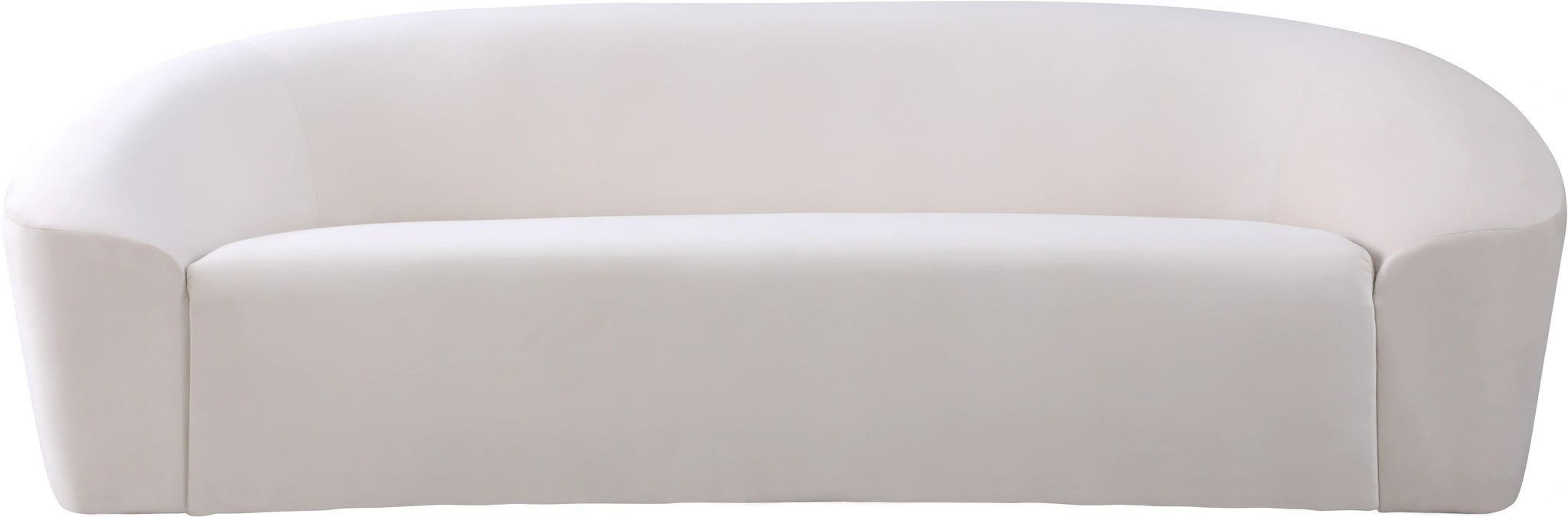 Riley Cream Velvet Sofa