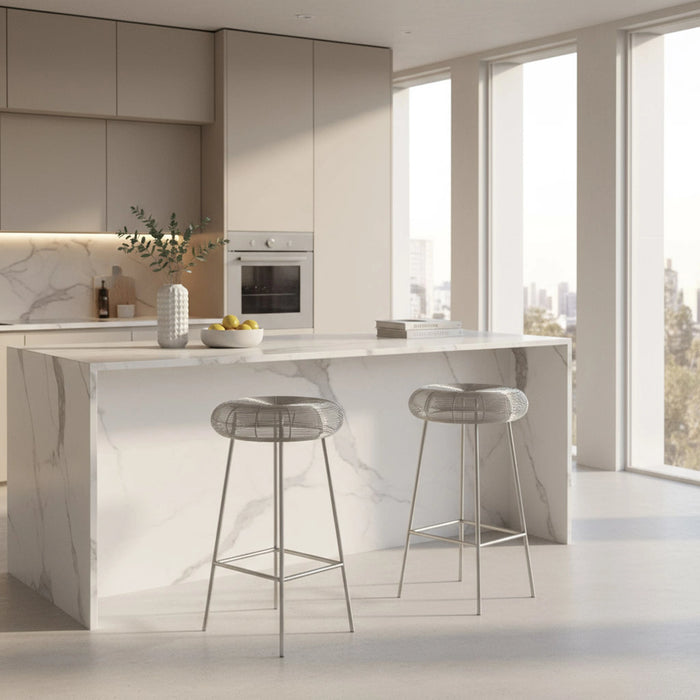 Tuscany Silver Counter Stool
