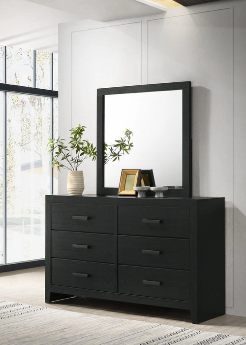 B525 Black Dresser