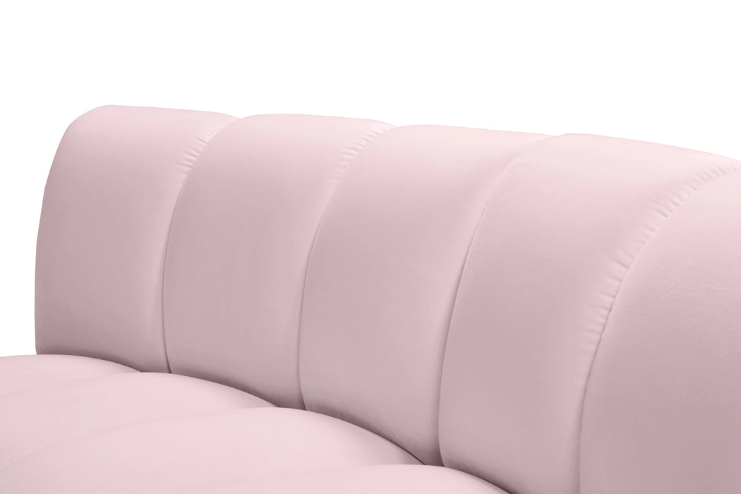 Infinity Pink Velvet 10pc. Modular Sectional