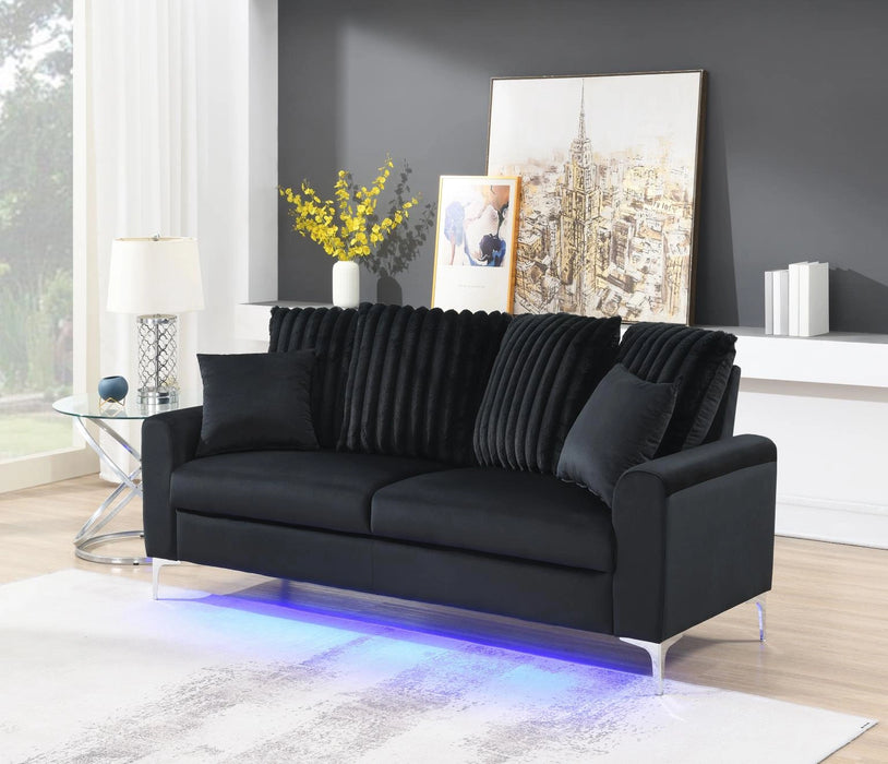 Black Led Chair