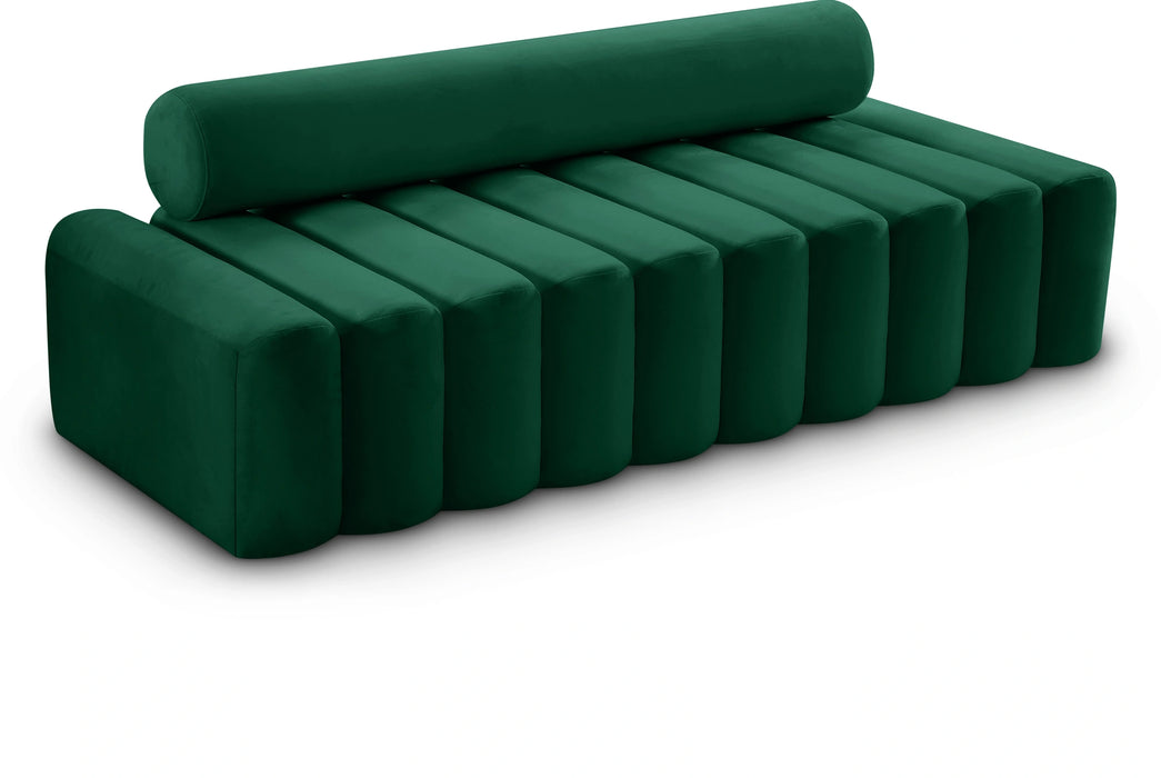 Melody Green Velvet Sofa