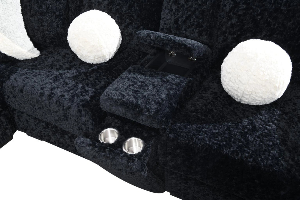 Black Corduroy Console