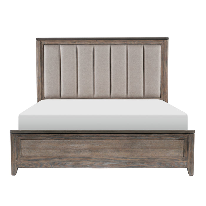 Newell Eastern King Bed in Brown/Espresso - 1412K-1EK