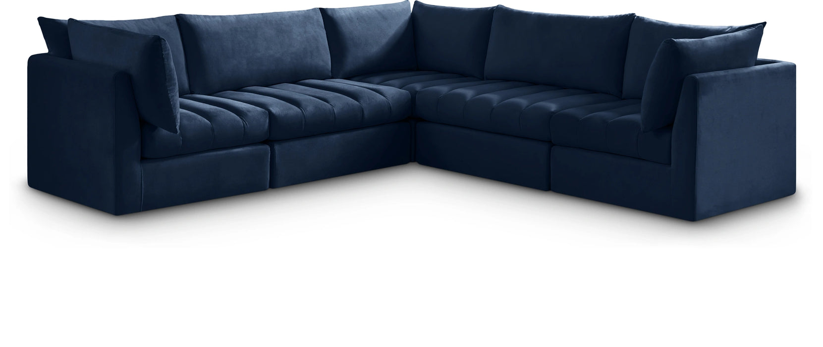 Jacob Navy Velvet Modular Sectional