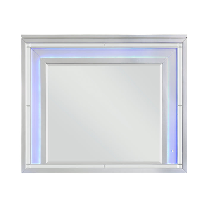 Leesa Mirror in Gray/Metallic/Silver - 1430-6
