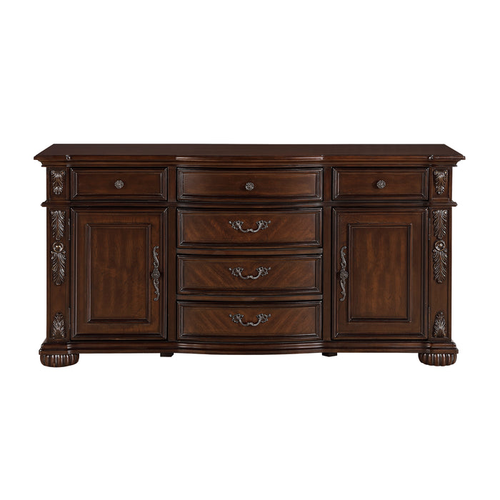 Adelina BUFFET/SERVER in Cherry/Gold - 1468-55