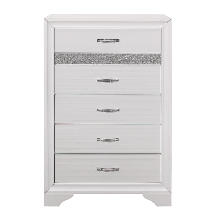 Luster Chest in White - 1505W-9