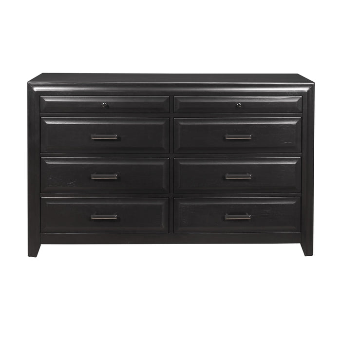 Cordelia Dresser in Espresso/Gray - 1517-5