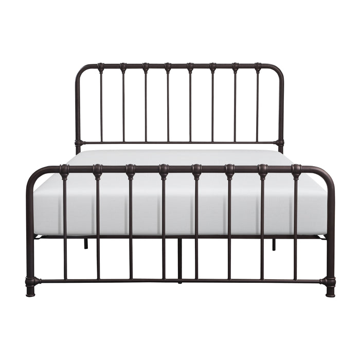Bethany Queen Platform Bed in Dark Bronze - 1571DZ-1